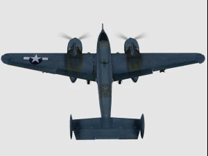 Beechcraft xa-38 grizzly Modello 3D