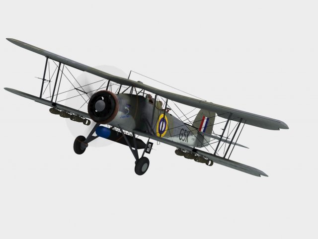 fairey swordfish 3Dモデル .c4d .max .obj .3ds .fbx .stl .blend 