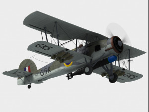 fairey swordfish 3Dモデル