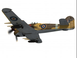 hawker typhoon Model 3D