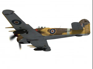 hawker typhoon 3D Model
