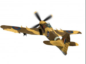 hawker typhoon 3D Model