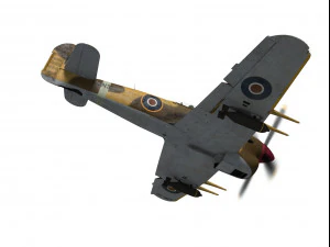 hawker typhoon 3D Model