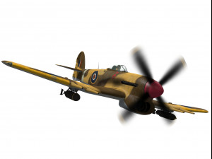 hawker typhoon Model 3D