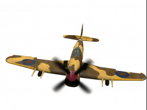 hawker typhoon Model 3D