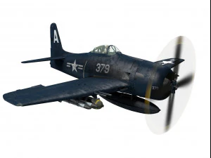 grumman f8f bearcat 3D Model
