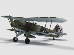 heinkel he-51 3D Model