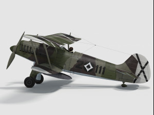 Heinkel he-51 Model 3D