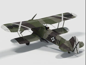 Heinkel he-51 3D Model
