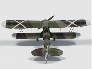 Heinkel he-51 Model 3D