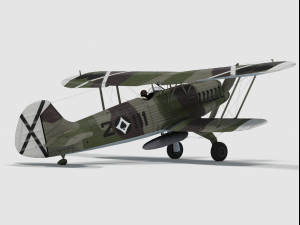 Heinkel he-51 Model 3D