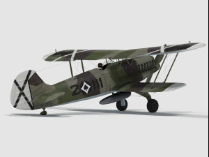 Heinkel he-51 3D Model