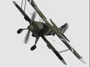 Heinkel he-51 Model 3D