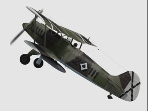 Heinkel he-51 Model 3D