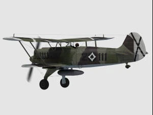 Heinkel he-51 3D Model