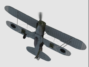 Heinkel he-51 Model 3D