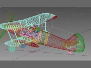 Heinkel he-51 Model 3D