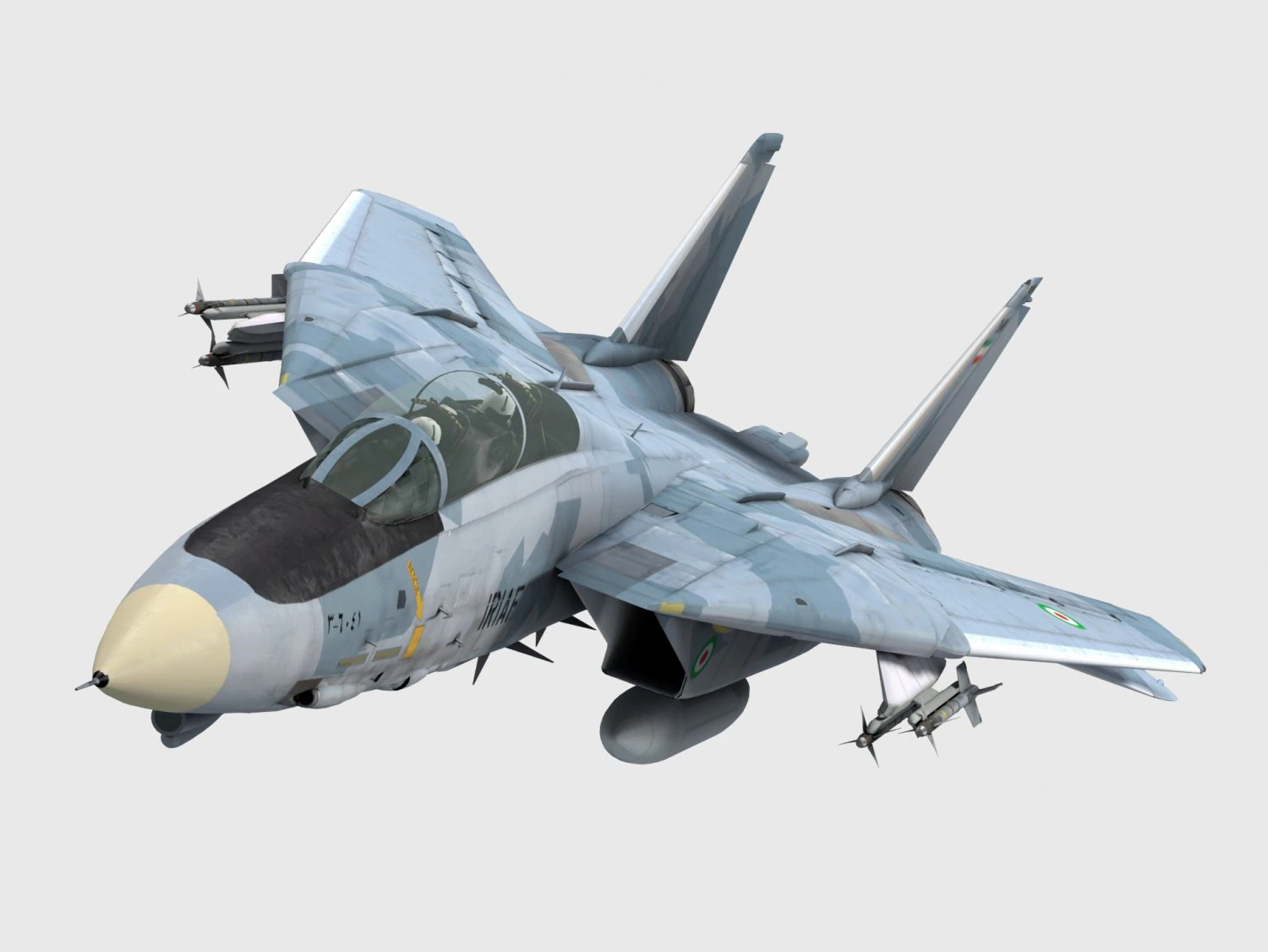 Grumman F-14 Tomcat Modelo 3D .c4d .max .obj .3ds .fbx .stl .blend 