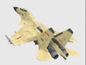 Shenyang J-15 s Modello 3D
