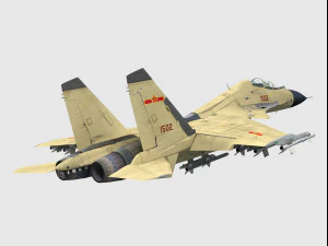 Shenyang J-15 s Modello 3D