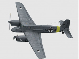 Henschel hs 129 a 3D Model
