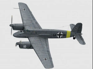 Henschel hs 129 a 3D Model