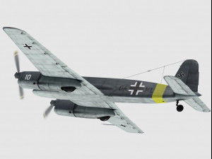Henschel hs 129 a 3D Model