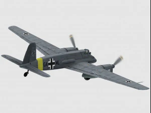 Henschel hs 129 a 3D Model