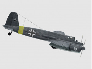 Henschel hs 129 a 3D Model