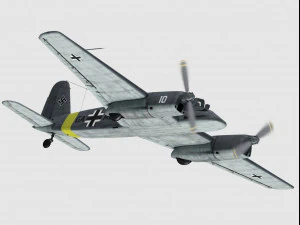 Henschel hs 129 a 3D Model