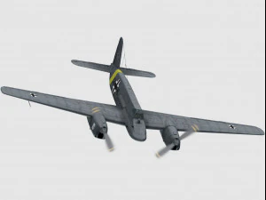 Henschel hs 129 a 3D Model