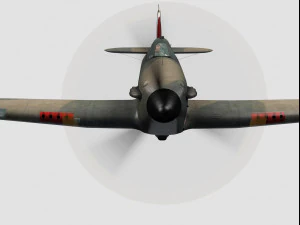 हॉकर तूफान 3D मॉडल