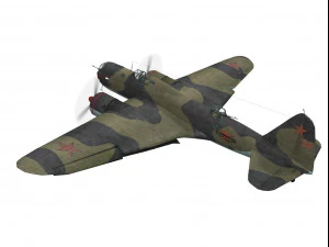 ilyushin db-3 3D Model