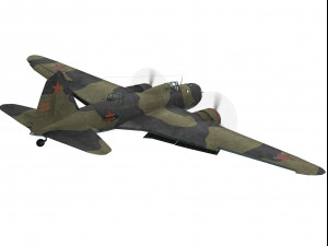 ilyushin db-3 Modèle 3D