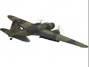ilyushin db-3 3D Model