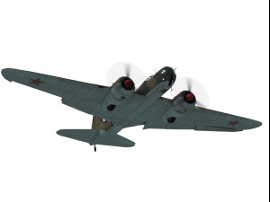 ilyushin db-3 Modèle 3D