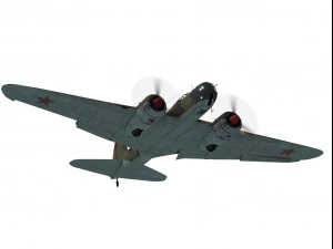 ilyushin db-3 3D Model
