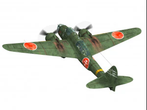 kawasaki ki-48 sokei 3D Model