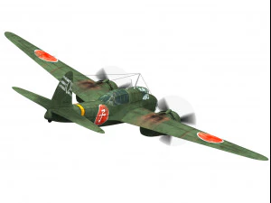 kawasaki ki-48 sokei 3D Model