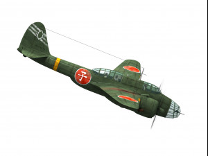 kawasaki ki-48 sokei 3D मॉडल
