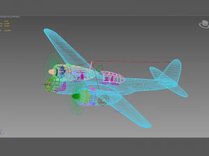 kawasaki ki-48 sokei 3D Model