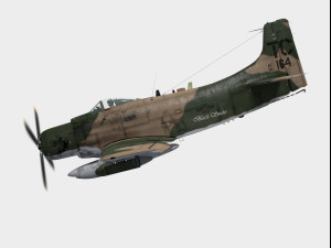 douglas a-1 skyraider 3D Model