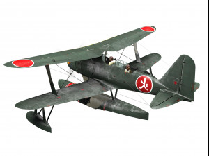 mitsubishi f1m2 pete 3D मॉडल