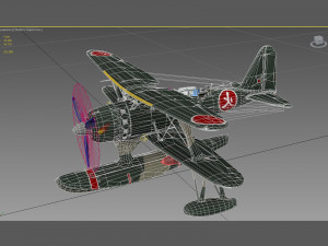 mitsubishi f1m2 pete 3D मॉडल