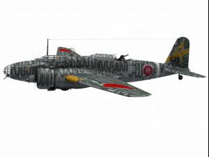 mitsubishi ki-21 sally 3D-Modell