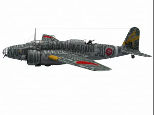 mitsubishi ki-21 sally 3D Model