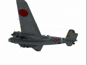 mitsubishi ki-21 sally 3D-Modell