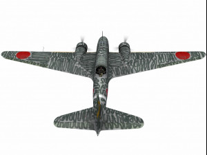 mitsubishi ki-21 sally 3D-Modell