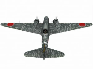 mitsubishi ki-21 sally 3D Model
