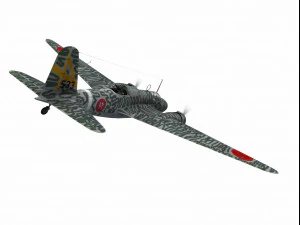 mitsubishi ki-21 sally 3D Model